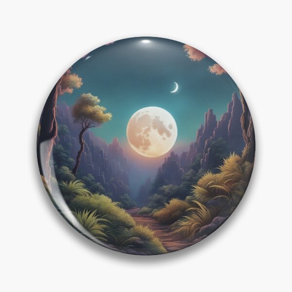 Item preview,  Free Vector Moon Concept Illustration designed and sold by hjian8219.