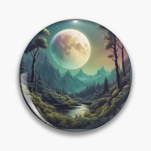 Item preview,  Free Vector Moon Concept Illustration designed and sold by hjian8219.