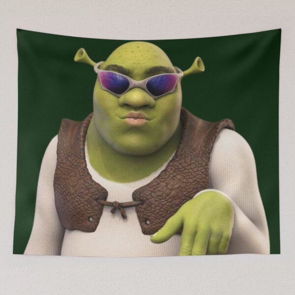 Item preview, Shrek Sassy Queen Slay Meme From Shrek Green Ogre Man  designed and sold by Neesu.