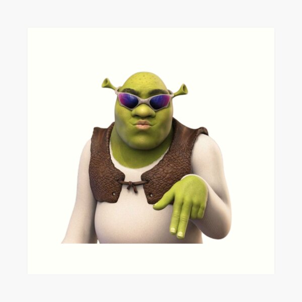 Aperçu de l'œuvre Shrek Sassy Queen Slay Meme de Shrek Green Ogre Man créée et vendue par Neesu.