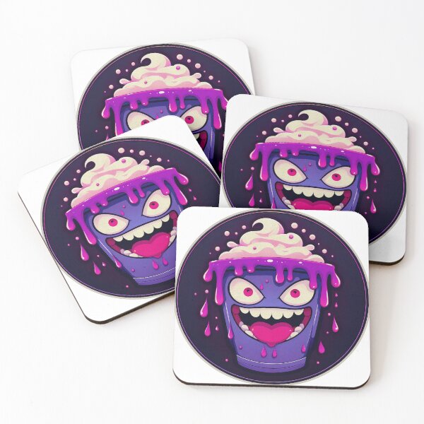 Item preview, Crazy Cup with Dripping Slime | Fun Creepy Cartoon Art designed and sold by GALUMARKET.