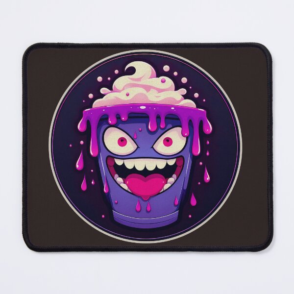 Item preview, Crazy Cup with Dripping Slime | Fun Creepy Cartoon Art designed and sold by GALUMARKET.
