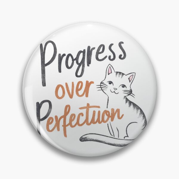 Item preview, Gatito perseverante: El progreso antes que la perfección designed and sold by KennerTH.
