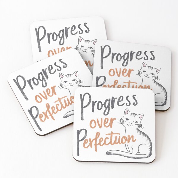 Item preview, Persevering kitten: Progress Over Perfection designed and sold by KennerTH.