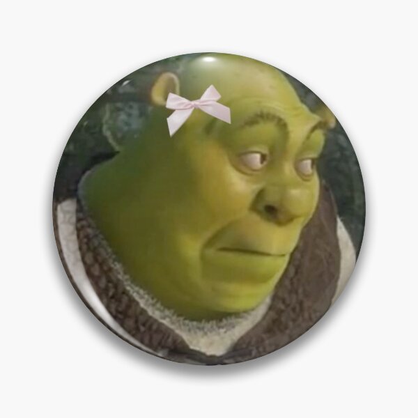 Item preview, Pink Bow Romantic Shrek Meme From Shrek Green Ogre Man Rizz designed and sold by Neesu.