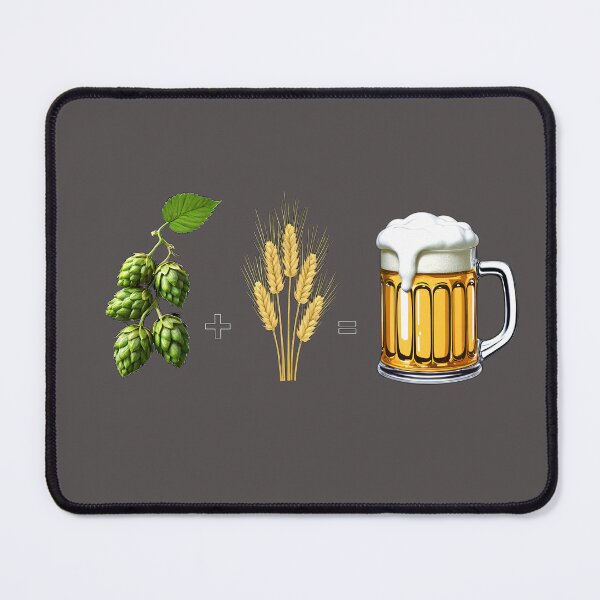 Item preview, Beer: Hops + Wheat/Barley = Enjoyment designed and sold by ElenaHrubes.