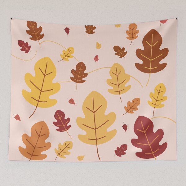 Item preview, Fashionable Autumn pattern design with autumn leaves designed and sold by AtonuHaque.