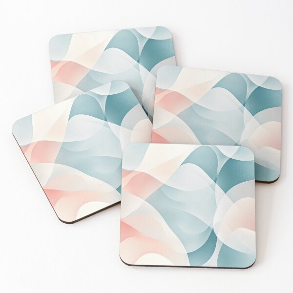 Item preview, Ocean’s Embrace: Soft Pastel Curves designed and sold by Pujo Design.