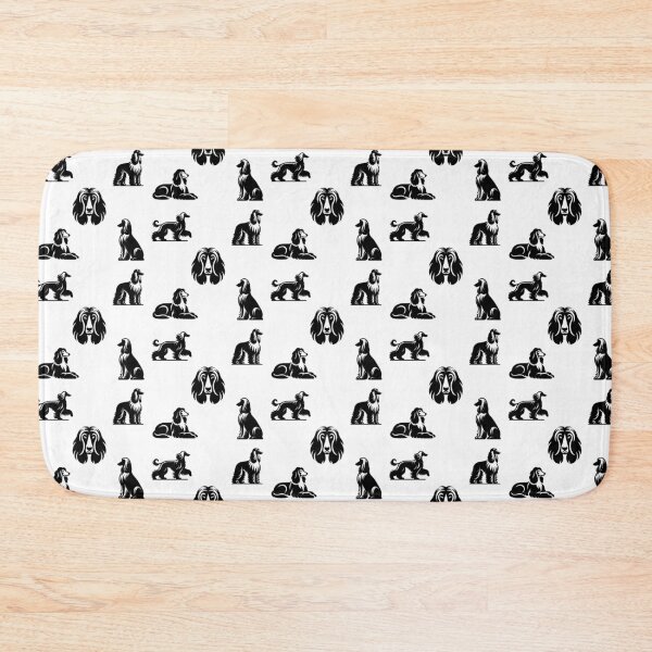 Item preview, Afghan Hound Dogs Black Silhouette designed and sold by TheAnimalZ00.