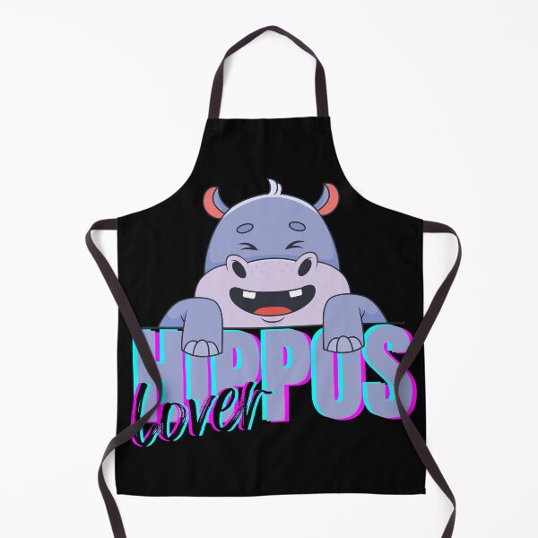 Aperçu de l'œuvre hippops lover funny animal Just A Girl Who Loves Hippos créée et vendue par PROTONEDL.