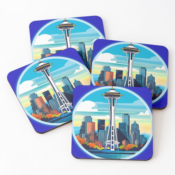 Item preview, ♣Seattle Skyline • Logo2♣ designed and sold by •GOLDENGENES •.