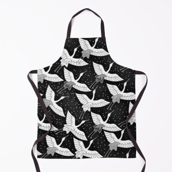 Item preview, Vintage Asian Birds Pattern In Black And White designed and sold by DEC02.