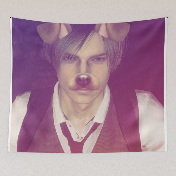 Item preview, Leon S Kennedy SnapChat Dog Ears (Resident evil 4 remake) designed and sold by Neesu.