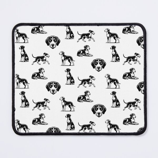 Item preview, American Foxhound Dogs Black Silhouette designed and sold by TheAnimalZ00.