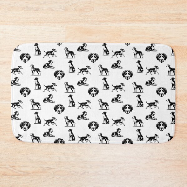 Item preview, American Foxhound Dogs Black Silhouette designed and sold by TheAnimalZ00.