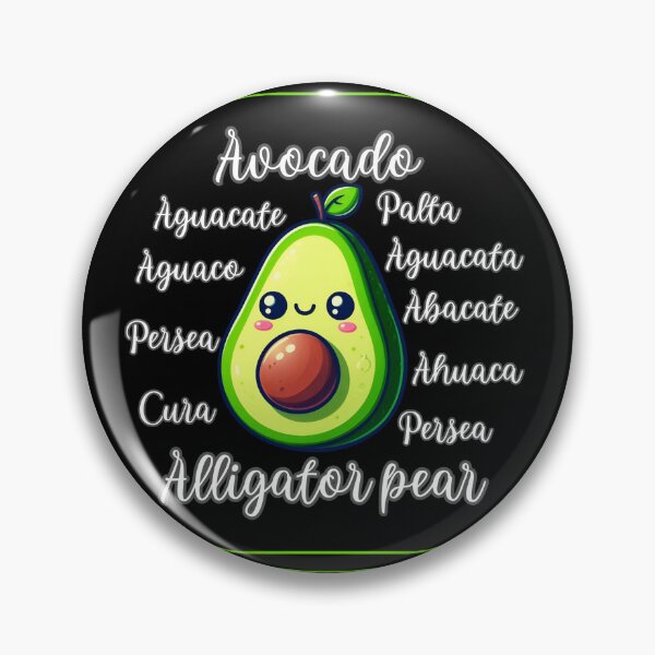 Item preview, Aguacate palta persea avocado alligator pear kawaii designed and sold by ZerpaGiovanna.