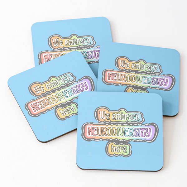 Item preview, We Embrace Neurodiversity Here designed and sold by JodieMarieArt.