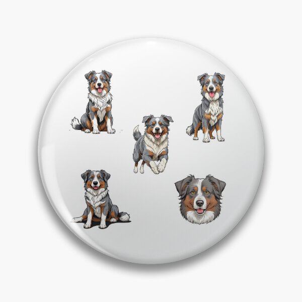 Item preview, Blue Merle Australian Shepherd Dogs designed and sold by TheAnimalZ00.