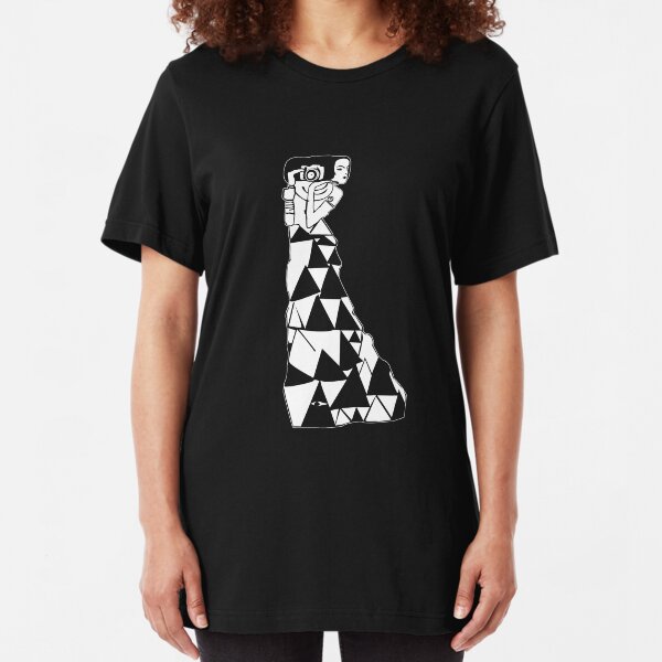 watching women -- klimt (black) Slim Fit T-Shirt