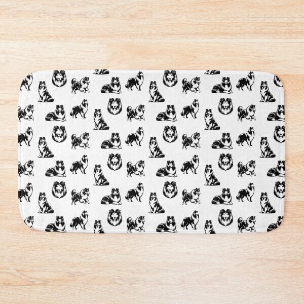 Item preview, Rough Collie Dogs Black Silhouette designed and sold by TheAnimalZ00.