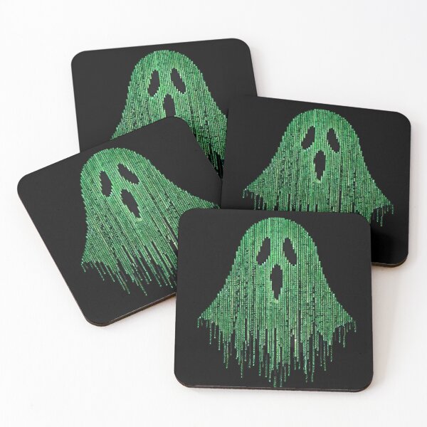 Item preview, matrix Inspired Ghost Futuristic Halloween Tech Art designed and sold by StickaTime.
