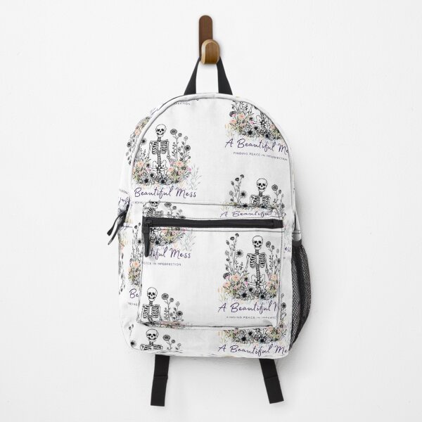 Item preview, Skeleton: beautiful mess, finding peace, in imperfection designed and sold by FitEnvy.