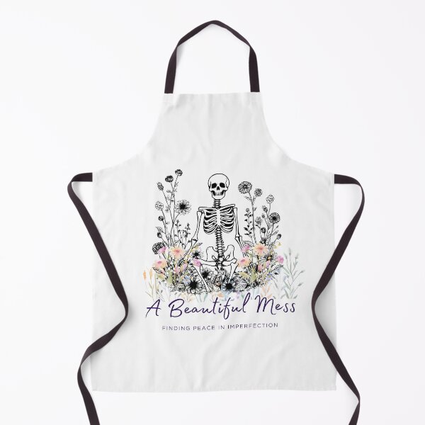 Item preview, Skeleton: beautiful mess, finding peace, in imperfection designed and sold by FitEnvy.