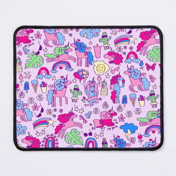 Item preview, unicorn pegasus horse rainbow doodle designed and sold by Gossip Rag.