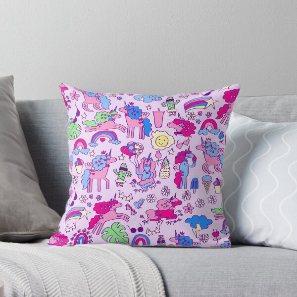 Item preview, unicorn pegasus horse rainbow doodle designed and sold by Gossip Rag.