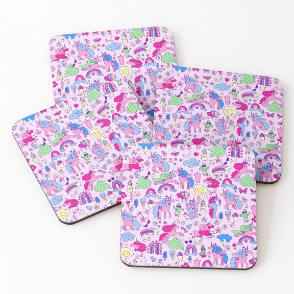 Item preview, unicorn pegasus horse rainbow doodle designed and sold by Gossip Rag.