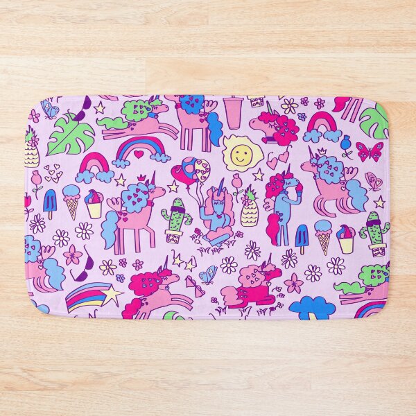 Item preview, unicorn pegasus horse rainbow doodle designed and sold by Gossip Rag.