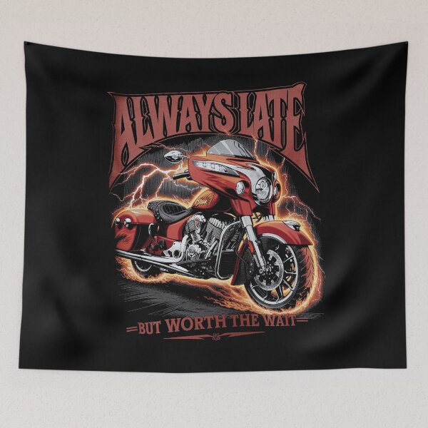 Item preview, Always late but worth the wait- Indian Chieftain American Cruiser designed and sold by FelineFrenzyArt.