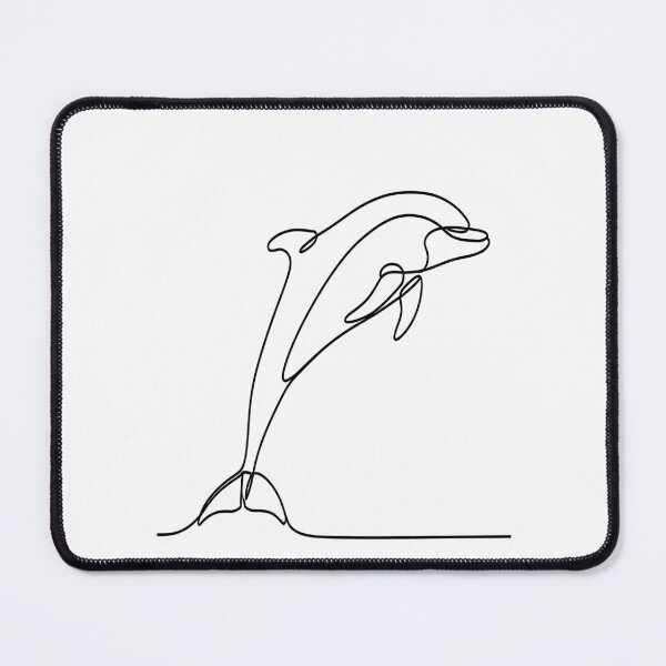 Item preview, Dolphin Jump Line Art designed and sold by sulton7.