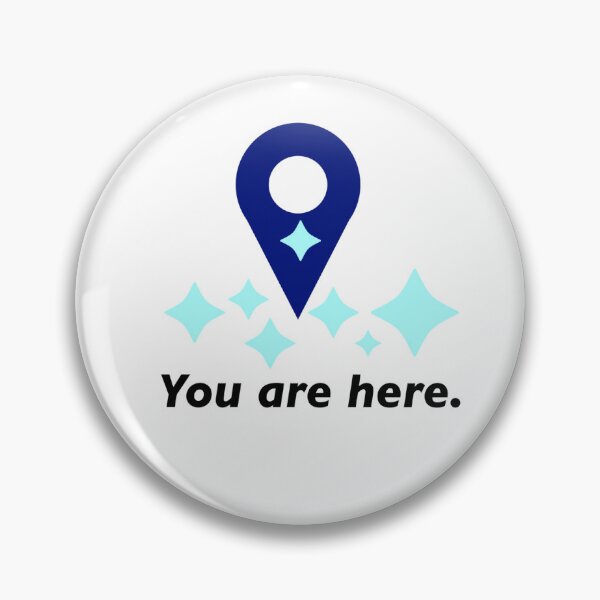 Item preview, You Are Here, GPS Map Icon designed and sold by Lemon-Thyme-Art.