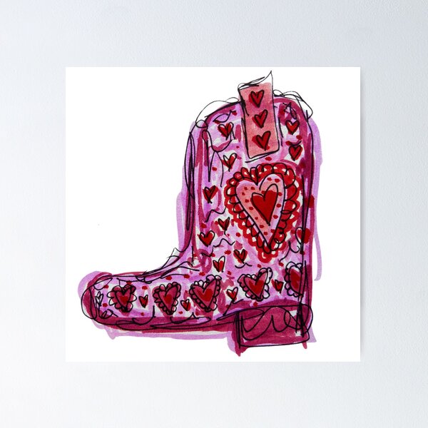 Item preview, Pink Cowboy Boot designed and sold by livebrave3.
