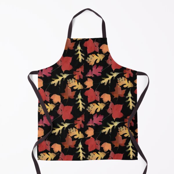 Item preview, Fall Leaves Autumn Print Mix (Black) designed and sold by BLAAAAASK.