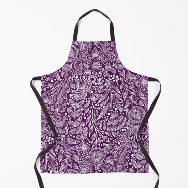 Item preview, Dark pink and white flower pattern designed and sold by Daniela Vargas Ilustra.
