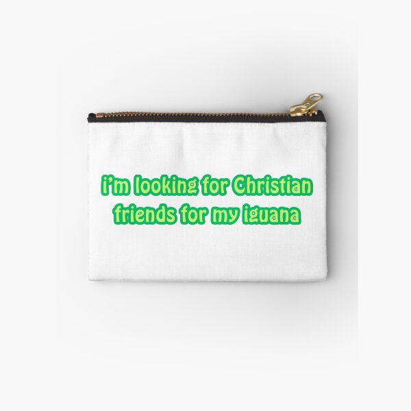 Item preview, help my iguana needs Christian friends designed and sold by SeminaryGirlies.