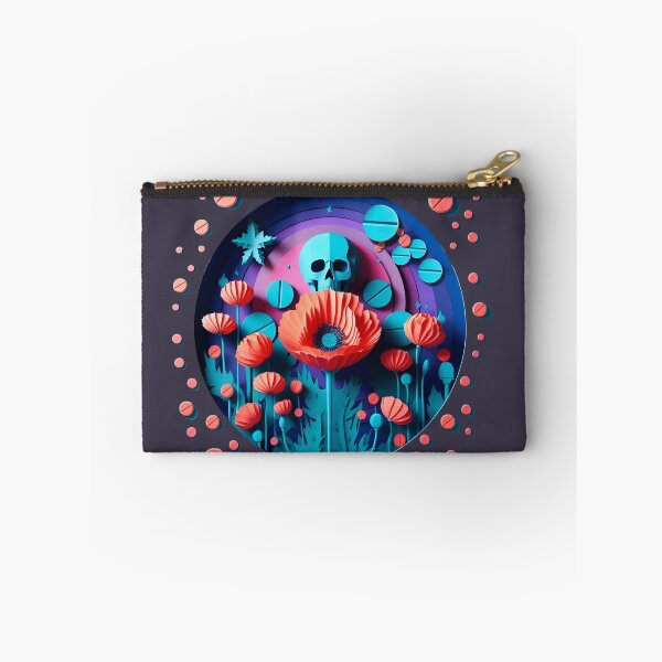 Item preview, Surreal Addiction Horror Poppy Opiate Drugs Pills Poppies Skull designed and sold by SomniferumWars.
