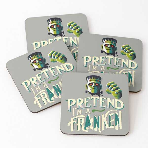 Item preview, Pretend I am a franken, typography designed and sold by maxmaj.