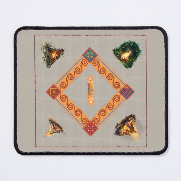 Item preview, Cross-Quarter Fires Casting Cloth designed and sold by LochNestFarm.