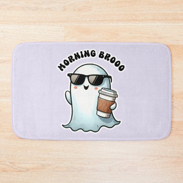 Item preview, Morning Brooo: A Spooky Coffee Pun designed and sold by hitechmom.