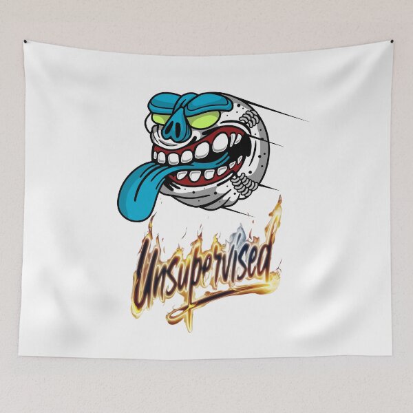 Item preview, Unsupervised Baseball designed and sold by CookiesMerch.