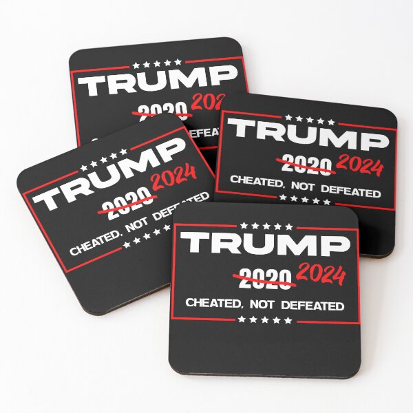 Item preview, Cheated Not Defeated Trump 2024 designed and sold by PontiaGudam.