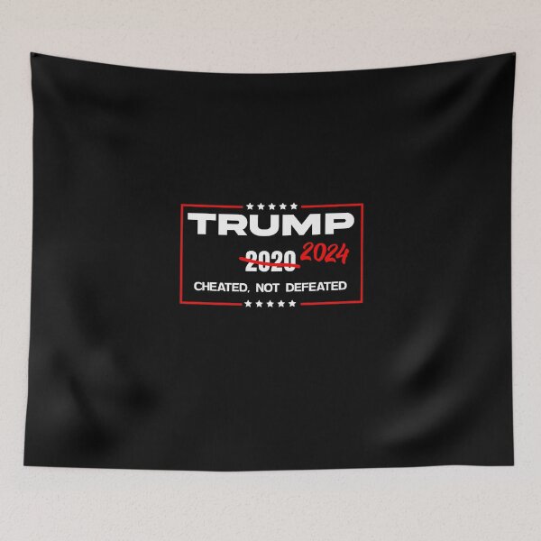Item preview, Cheated Not Defeated Trump 2024 designed and sold by PontiaGudam.