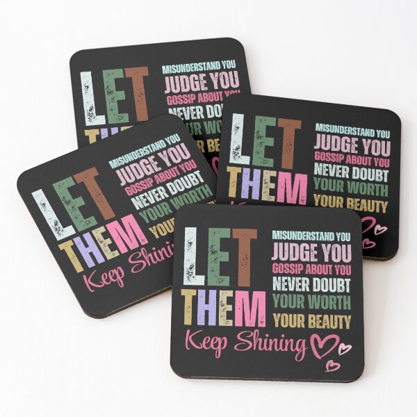 Item preview, Colorful Distressed Let Them Motivational Design designed and sold by AlienOccupation.