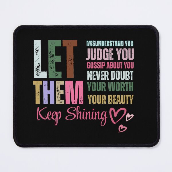 Item preview, Colorful Distressed Let Them Motivational Design designed and sold by AlienOccupation.