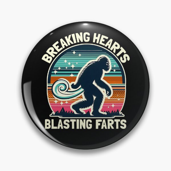 Item preview, Breaking Hearts Blasting Farts Funny Valentine Boys Bigfoot Gear designed and sold by DynamicDesign.