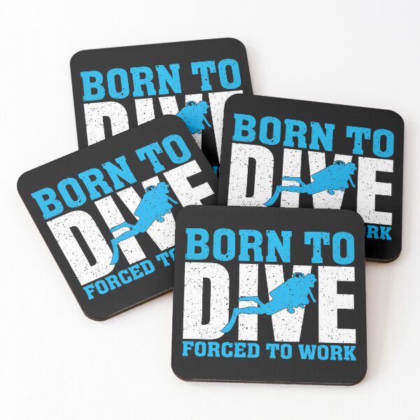Item preview, Born to Dive Forced to Work designed and sold by Designx99Shirt.