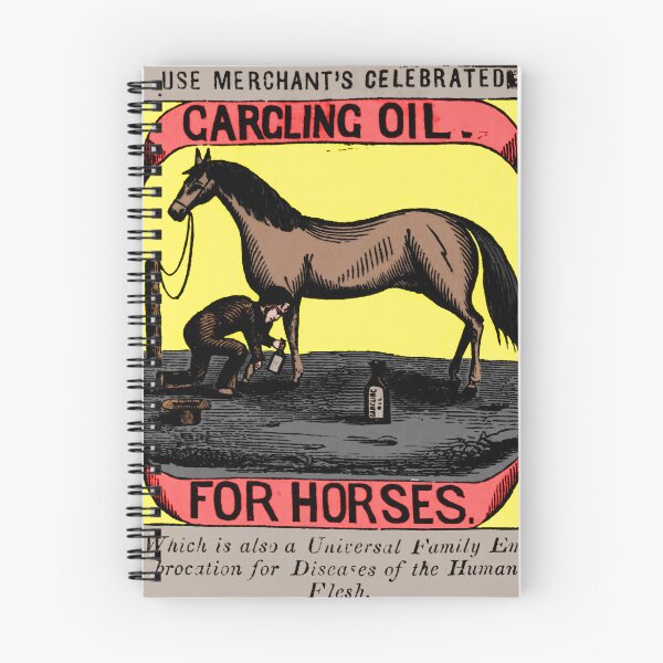 Item preview, 1840s Patent Medicine Ad - Gargling Oil For Horses designed and sold by eeg224.